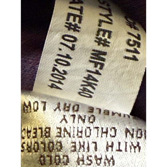 Vintage Peter Millar Pullover Mens Large Purple Performance Quarter Zip Logo L - Picture 4 of 5